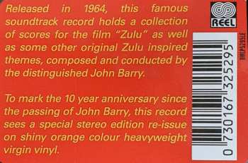 LP John Barry: Zulu (Original Motion Picture Soundtrack & Themes) CLR