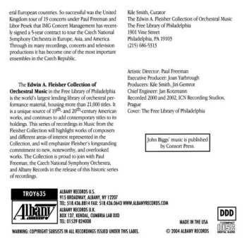 CD Czech National Symphony Orchestra: Music Of John Biggs: Symphonies 1 & 2, The Ballad Of William Sycamore
