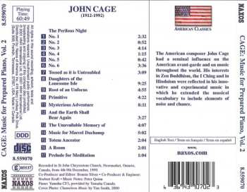 CD John Cage: Music For Prepared Piano, Vol. 2