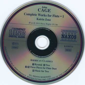 CD John Cage: Complete Works For Flute • 1
