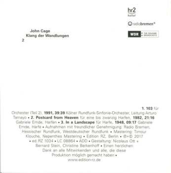 3CD/Dobozkészlet John Cage: Klang Der Wandlungen LTD