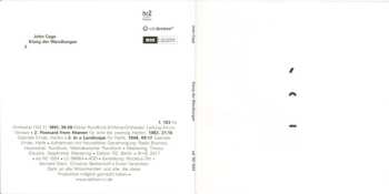 3CD/Dobozkészlet John Cage: Klang Der Wandlungen LTD