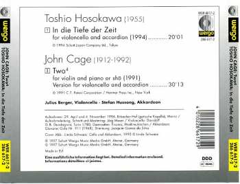 CD John Cage: Two⁴ / In Die Tiefe Der Zeit