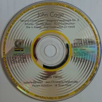 CD John Cage: Works For Percussion
