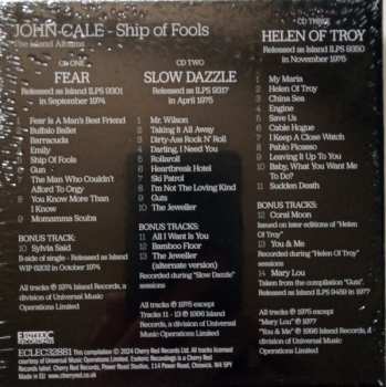 3CD/Dobozkészlet John Cale: Ship Of Fools (The Island Albums)