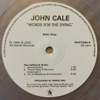 LP John Cale: Words For The Dying CLR | LTD
