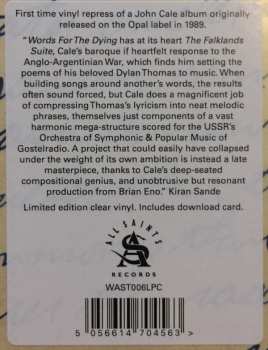 LP John Cale: Words For The Dying CLR | LTD