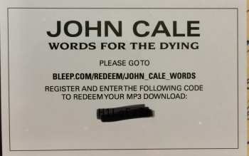 LP John Cale: Words For The Dying CLR | LTD