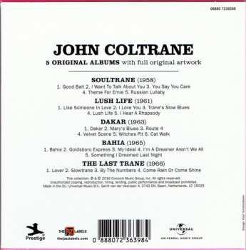 5CD/Dobozkészlet John Coltrane: 5 Original Albums