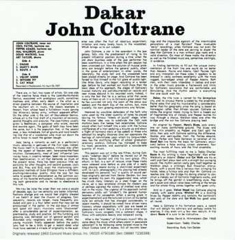 5CD/Dobozkészlet John Coltrane: 5 Original Albums