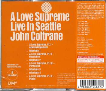 CD John Coltrane: A Love Supreme: Live In Seattle