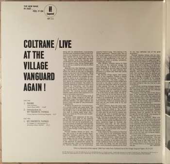 LP John Coltrane: Live At The Village Vanguard Again! LTD