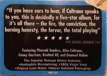 LP John Coltrane: Live At The Village Vanguard Again! LTD