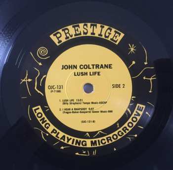 LP John Coltrane: Lush Life