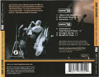CD John Coltrane: My Favorite Things: Coltrane At Newport