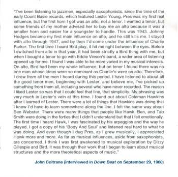 3CD The John Coltrane Quartet: The Complete November 19, 1962 Stockholm Concerts