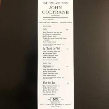 5CD/Dobozkészlet John Coltrane: Timeless Classic Albums Impressions