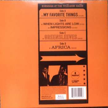 2LP John Coltrane: Evenings At The Village Gate