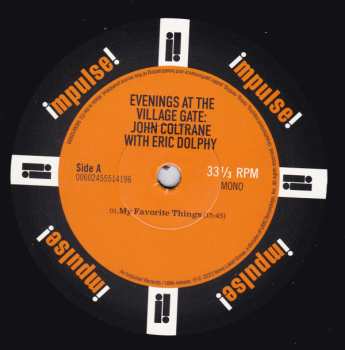 2LP John Coltrane: Evenings At The Village Gate