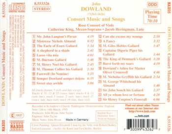 CD John Dowland: Consort Music And Songs