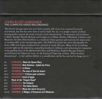 64CD/Dobozkészlet John Eliot Gardiner: The Complete Recordings On Erato
