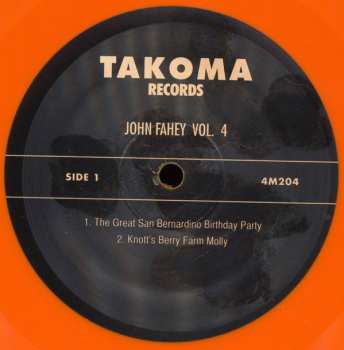 LP John Fahey: Guitar Vol. 4 / The Great San Bernardino Birthday Party And Other Excursions LTD | CLR