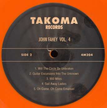 LP John Fahey: Guitar Vol. 4 / The Great San Bernardino Birthday Party And Other Excursions LTD | CLR