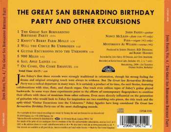 CD John Fahey: Guitar Vol. 4 / The Great San Bernardino Birthday Party And Other Excursions
