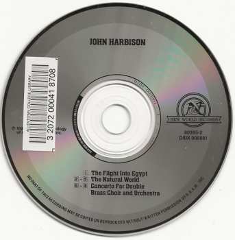 CD Los Angeles Philharmonic Orchestra: The Flight Into Egypt ·The Natural World · Double Brass Concerto