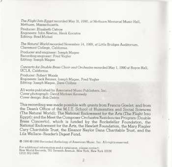 CD Los Angeles Philharmonic Orchestra: The Flight Into Egypt ·The Natural World · Double Brass Concerto