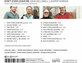 CD John Helliwell: Don't Ever Leave Me