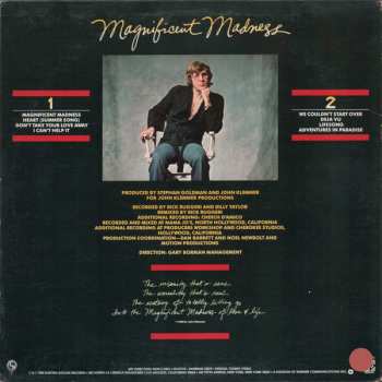 LP John Klemmer: Magnificent Madness