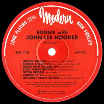 LP John Lee Hooker: Boogie With John Lee Hooker