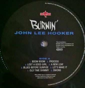 LP John Lee Hooker: Burnin'