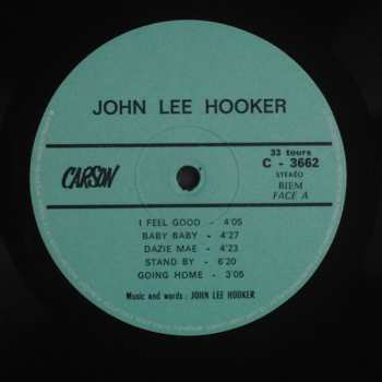 LP John Lee Hooker: I Feel Good