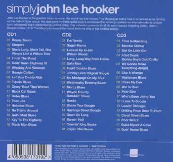 3CD/Dobozkészlet John Lee Hooker: Simply John Lee Hooker (3CDs From The King Of The Blues)