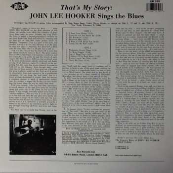 LP John Lee Hooker: That's My Story John Lee Hooker Sings The Blues
