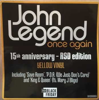 2LP John Legend: Once Again CLR
