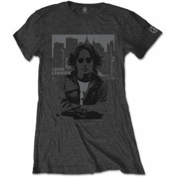 Merch John Lennon: Női Póló Skyline 