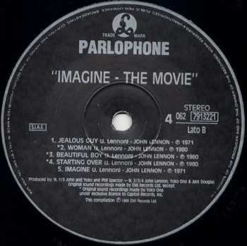 2LP John Lennon: Imagine - Music From The Motion Picture