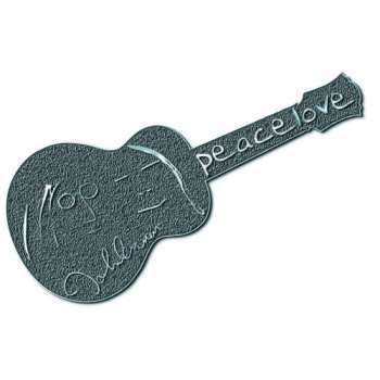 Merch John Lennon: Kitűző Peace & Love