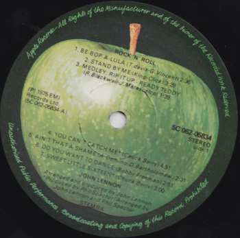 LP John Lennon: Rock 'N' Roll