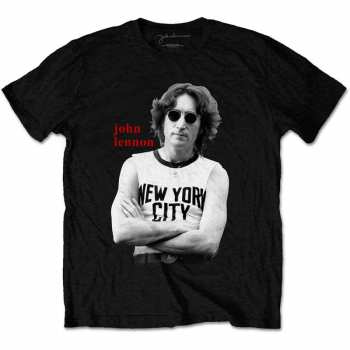 Merch John Lennon: Póló New York City B&w 