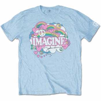 Merch John Lennon: Póló Rainbows, Love & Peace 