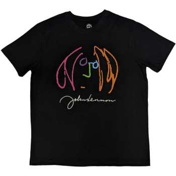 Merch John Lennon: John Lennon Unisex T-shirt: Self Portrait Full Colour (small) S