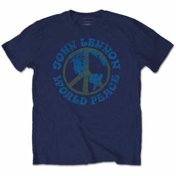Merch John Lennon: Póló World Peace 