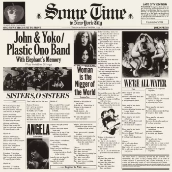 The Plastic Ono Band: Some Time In New York City