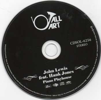 CD John Lewis: Piano Playhouse