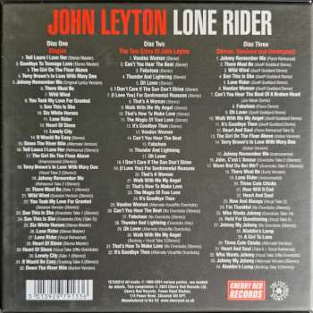 3CD/Dobozkészlet John Leyton: Lone Rider (The Holloway Road Sessions 1960-1962)