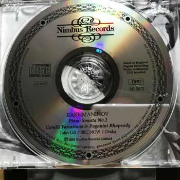 4CD Sergei Vasilyevich Rachmaninoff: The Great Works For Piano  7 Paganini Rhapsody